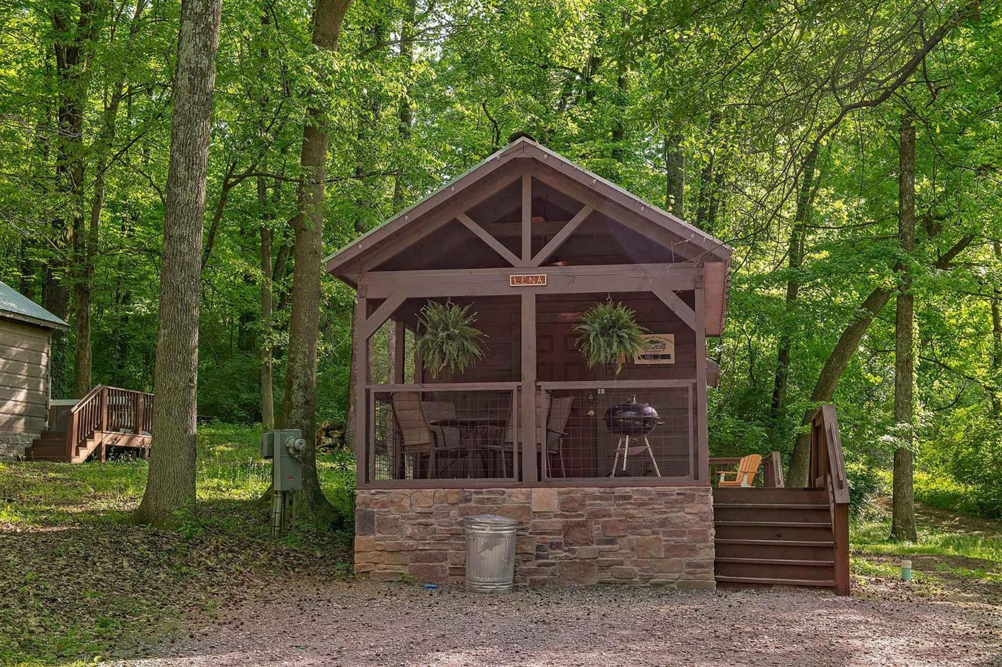 Lena Cabin Wooded Tiny Cabin - Hot Tub Chattanooga Exterior foto